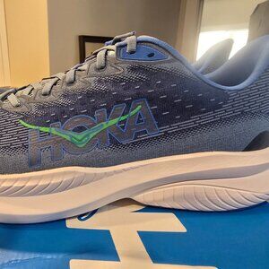 Men's HOKA Mach 6 Road-Running Shoes Lace Up 1147790-DHN Size 12 NEW